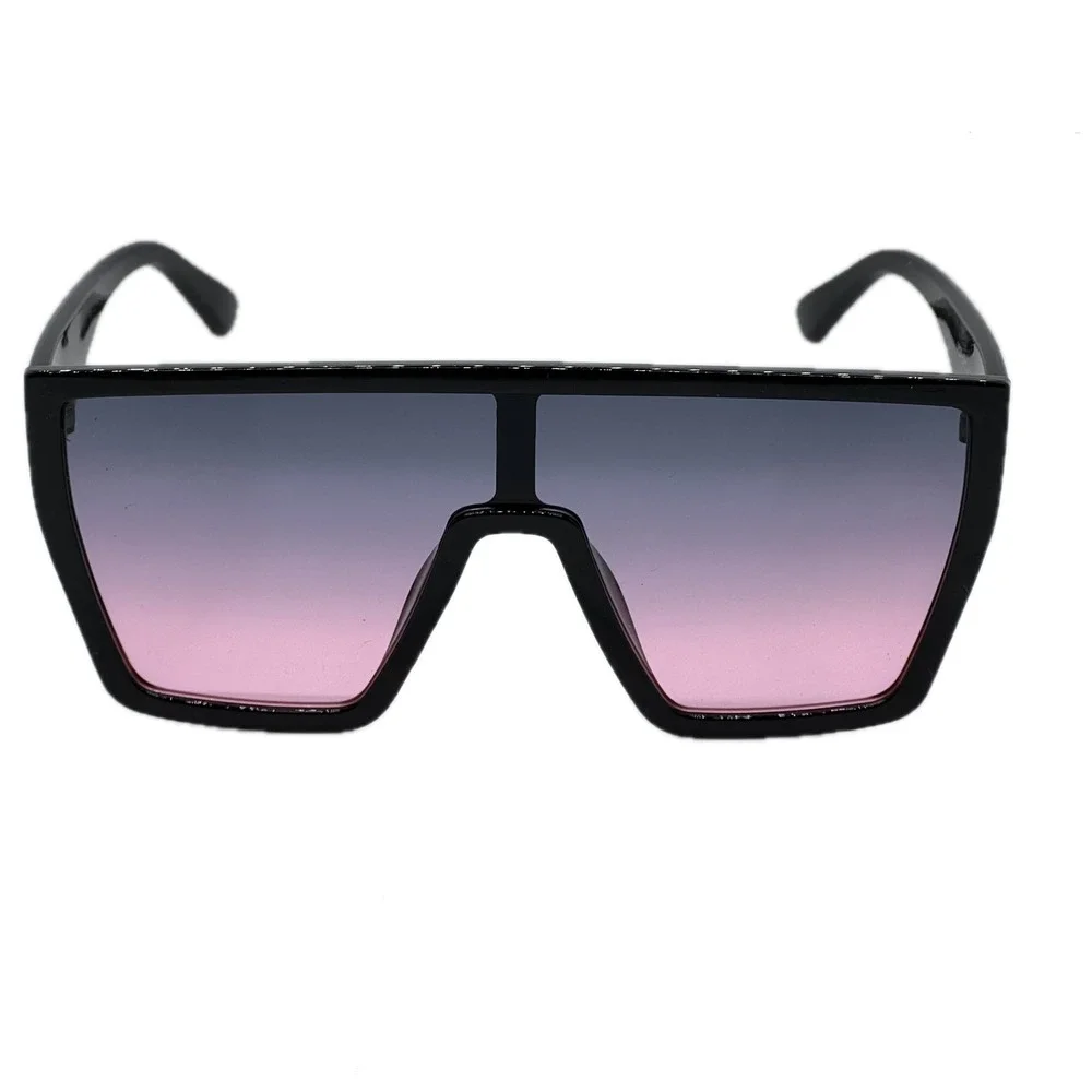 Oversized‎ Fashion Sunglasses Pink Blue Ombre Lens Square Frame Shield Sunnies